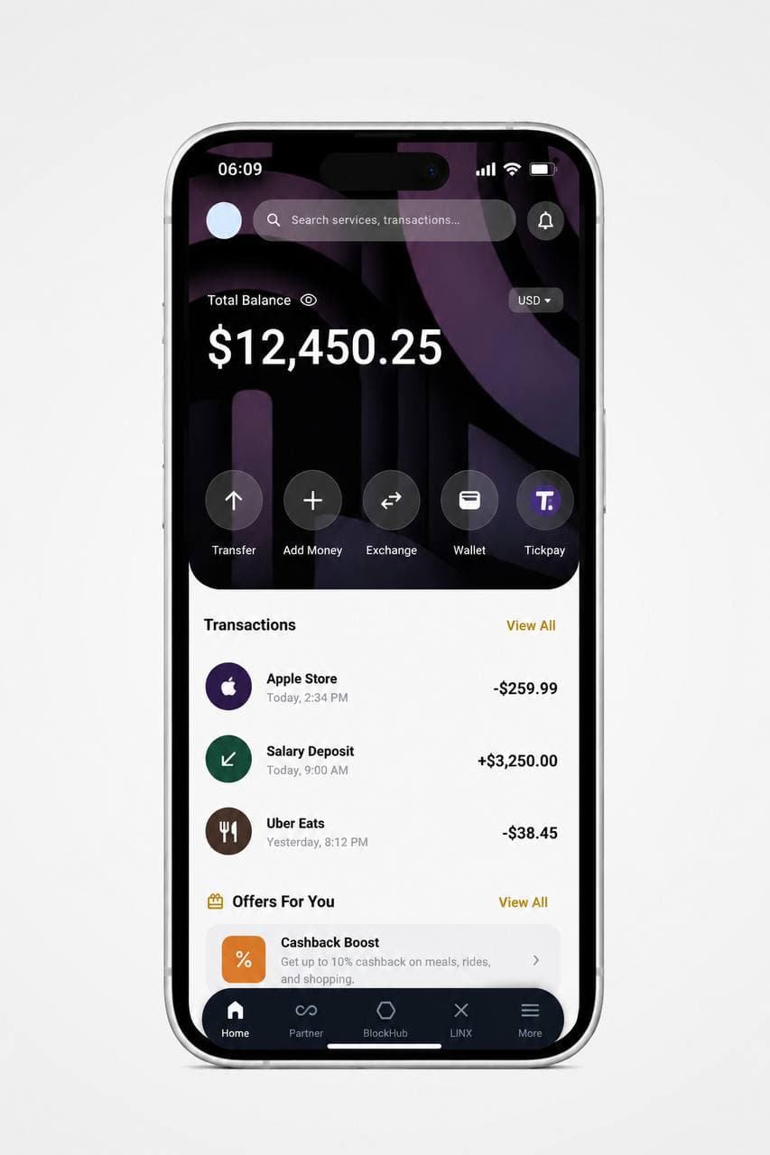 Chronos mobile app UI